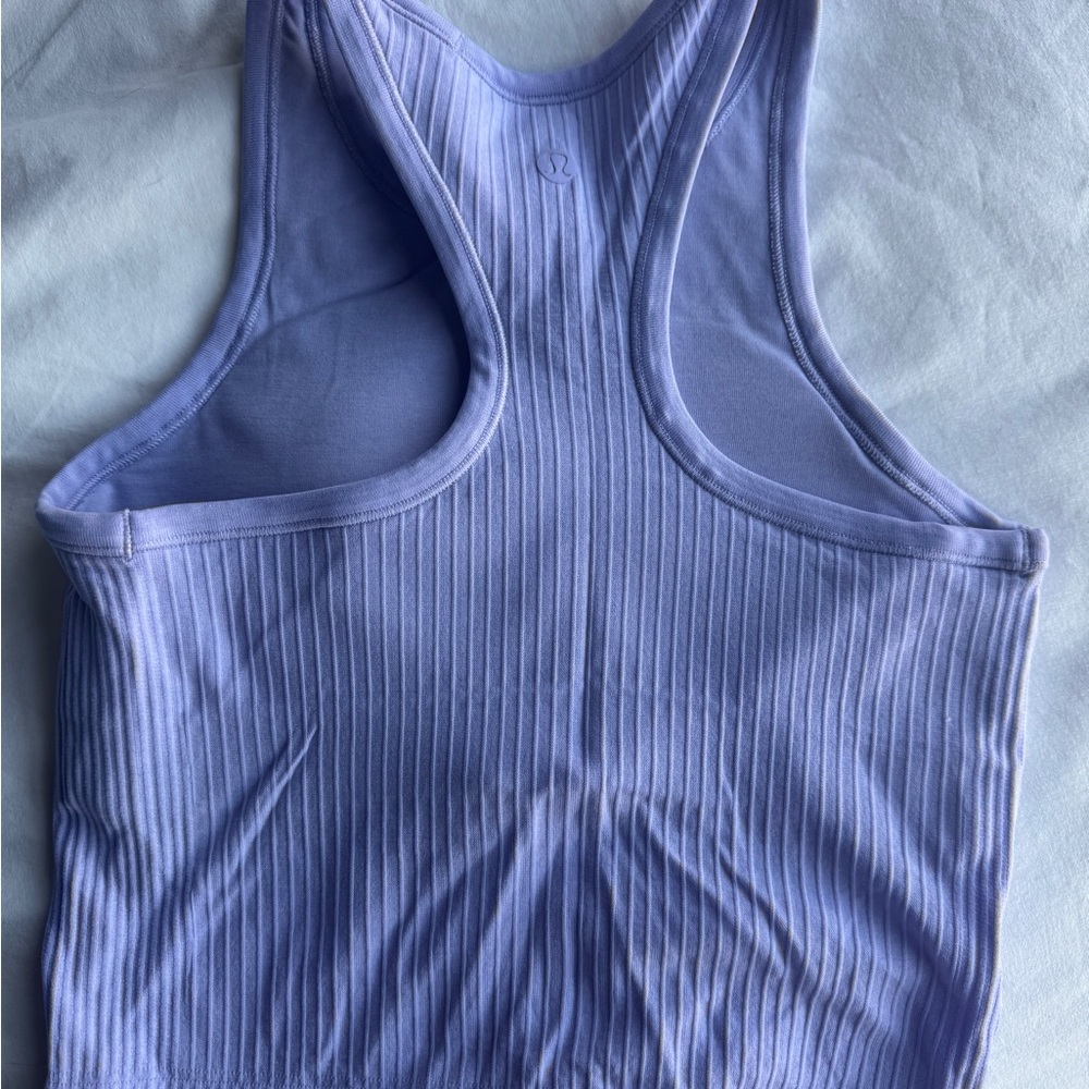 Lululemon Lavender Ribbed Tank Top - Picture 2 of 4